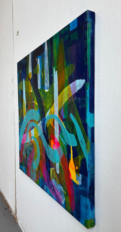 Nighttime Stories by Tim Engelhardt |  Side View of Artwork 