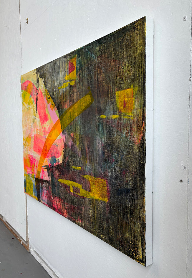 Not All That Dark by Tim Engelhardt |  Side View of Artwork 