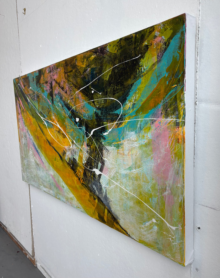 Brewing by Tim Engelhardt |  Side View of Artwork 