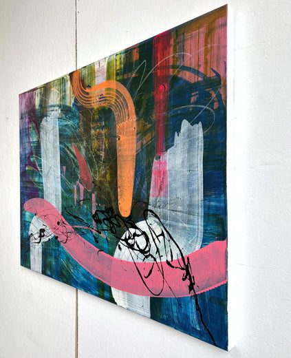 Lingering Thoughts by Tim Engelhardt |  Side View of Artwork 