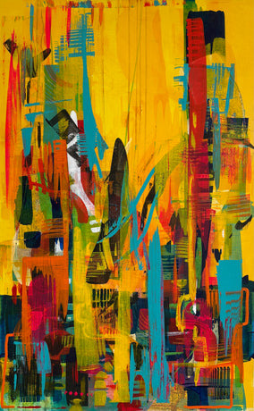 Original art for sale at UGallery.com | Lost My Way by Tim Engelhardt | $2,600 | mixed media artwork | 48' h x 30' w