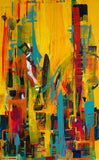 Original art for sale at UGallery.com | Lost My Way by Tim Engelhardt | $2,600 | mixed media artwork | 48' h x 30' w | thumbnail 1