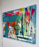 Original art for sale at UGallery.com | Signature, Please by Tim Engelhardt | $1,775 | mixed media artwork | 30' h x 40' w | thumbnail 2