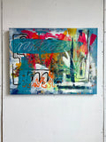 Original art for sale at UGallery.com | Signature, Please by Tim Engelhardt | $1,775 | mixed media artwork | 30' h x 40' w | thumbnail 3