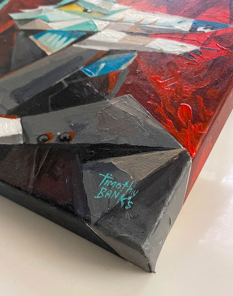 Wolfenstein by Timothy Banks |  Side View of Artwork 