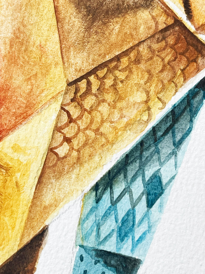 Apple Eye by Timothy Banks |  Closeup View of Artwork 