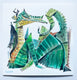 Original art for sale at UGallery.com | Dragon Repose by Timothy Banks | $375 | watercolor painting | 12' h x 12' w | thumbnail 3