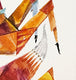 Original art for sale at UGallery.com | Fox in Flight by Timothy Banks | $250 | watercolor painting | 8' h x 8' w | thumbnail 4