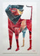 Original art for sale at UGallery.com | Lion Guard by Timothy Banks | $625 | watercolor painting | 18' h x 12' w | thumbnail 3