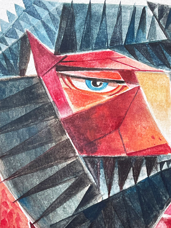 Lion Guard by Timothy Banks |  Closeup View of Artwork 