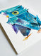 Original art for sale at UGallery.com | Paper Fold Wings by Timothy Banks | $175 | watercolor painting | 6' h x 4' w | thumbnail 2