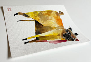 Pug by Timothy Banks |  Side View of Artwork 