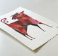 Original art for sale at UGallery.com | Red Dog by Timothy Banks | $250 | watercolor painting | 8' h x 6' w | thumbnail 2