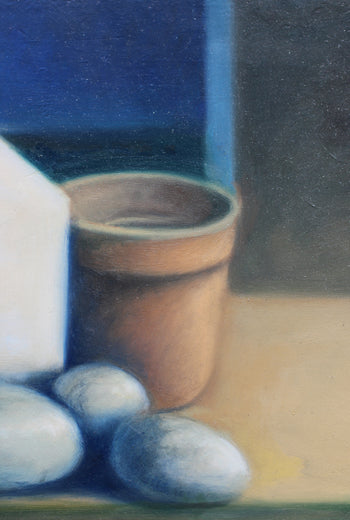 Con Tre Pietre by Tito Rossini |   Closeup View of Artwork 