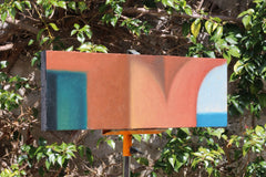 Original art for sale at UGallery.com | Dall’Arco Rosso by Tito Rossini | $3,375 | oil painting | 6.5' h x 22.24' w | thumbnail 2