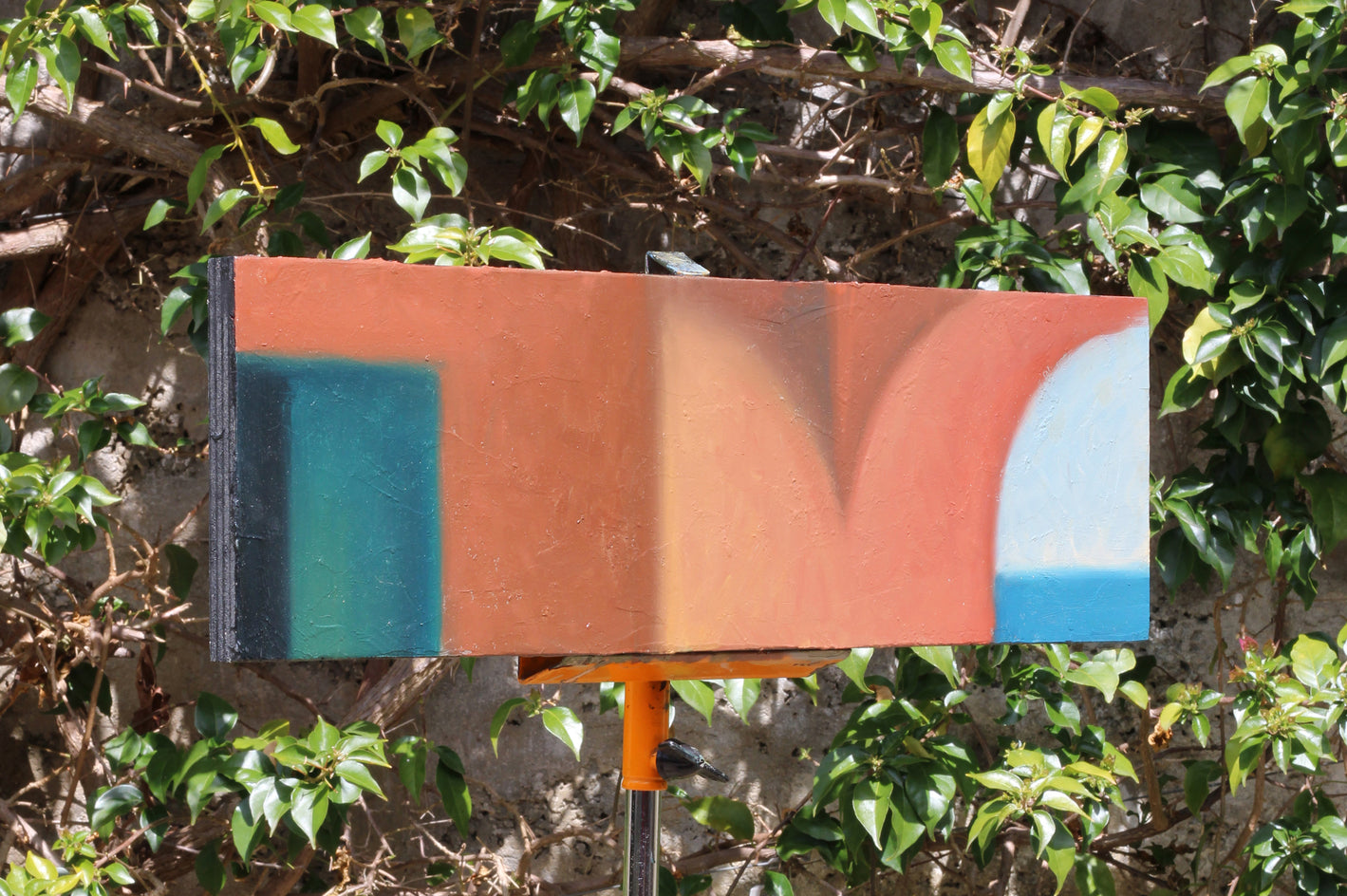 Dall’Arco Rosso by Tito Rossini |  Side View of Artwork 