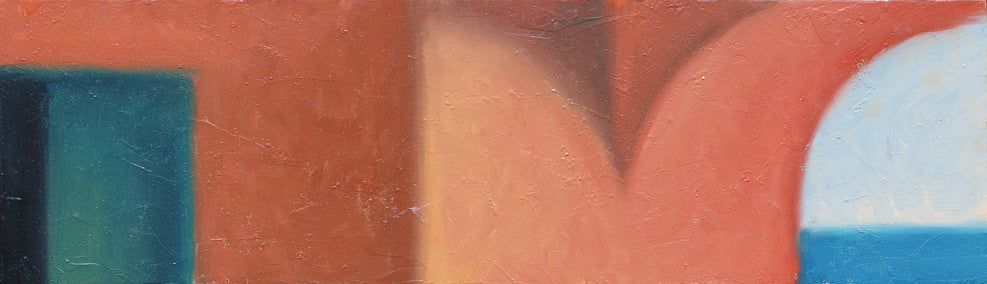 oil painting by Tito Rossini titled Dall’Arco Rosso