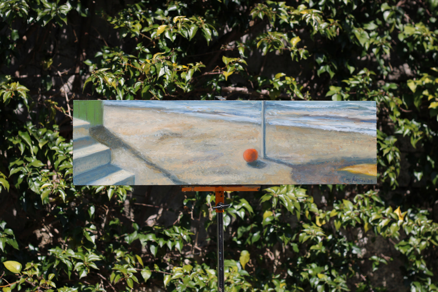 Geometrie in Riva Al Mare N. 1 by Tito Rossini |  Context View of Artwork 