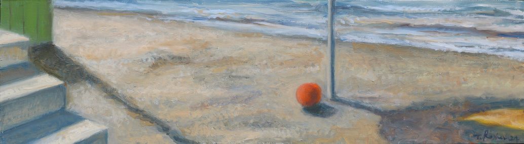 oil painting by Tito Rossini titled Geometrie in Riva Al Mare N. 1