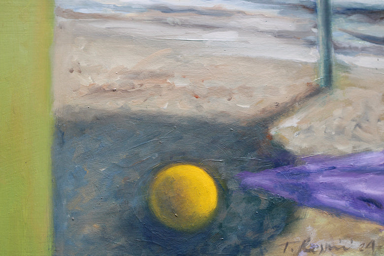 Geometrie in Riva Al Mare N. 2 by Tito Rossini |   Closeup View of Artwork 