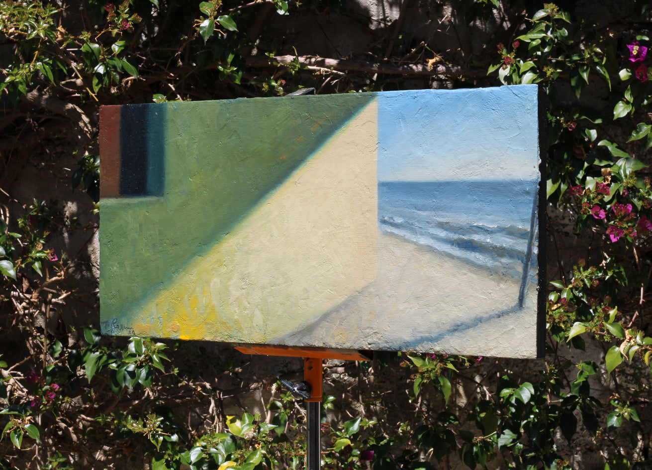IL Mare D’Inverno by Tito Rossini |  Side View of Artwork 