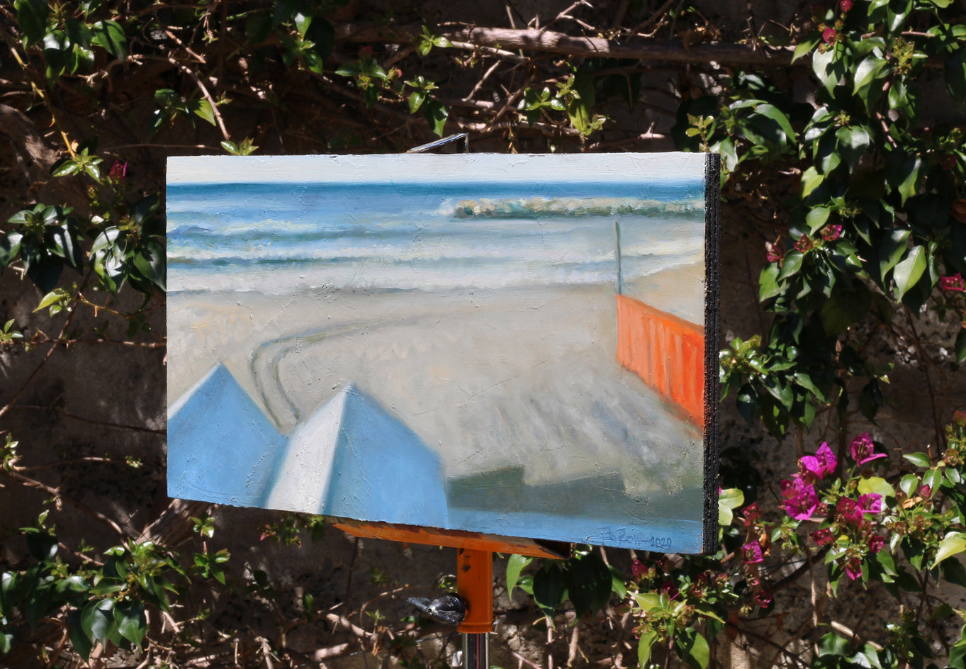 Prima Dell’Estate by Tito Rossini |  Side View of Artwork 