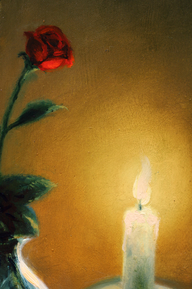 Una Luce per la Notte by Tito Rossini |  Closeup View of Artwork 