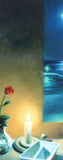 Original art for sale at UGallery.com | Una Luce per la Notte by Tito Rossini | $4,750 | oil painting | 23.9' h x 9.45' w | thumbnail 1