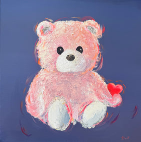 mixed media artwork by Tom Tillcott titled Lisa