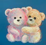 Original art for sale at UGallery.com | Mick and Suzy by Tom Tillcott | $1,700 | mixed media artwork | 24' h x 24' w | thumbnail 1