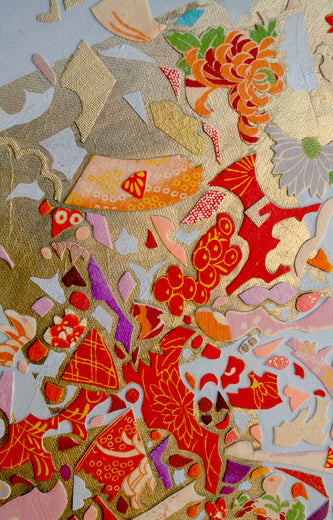 Kimono Soul #12 by Tomo Mori |   Closeup View of Artwork 