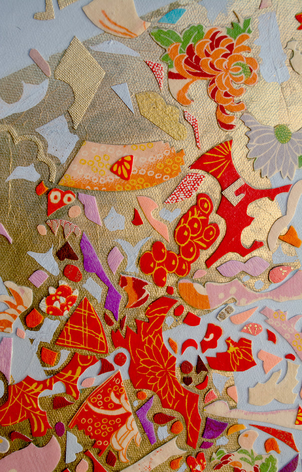 Kimono Soul #12 by Tomo Mori |  Closeup View of Artwork 