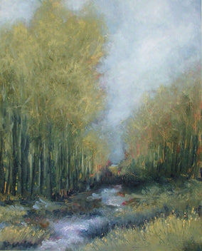 Original art for sale at UGallery.com | Spring Tones by Valerie Berkely | $450 | oil painting | 20' h x 16' w