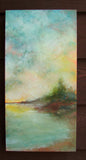 Original art for sale at UGallery.com | Transcendence by Valerie Berkely | $400 | oil painting | 24' h x 12' w | thumbnail 3