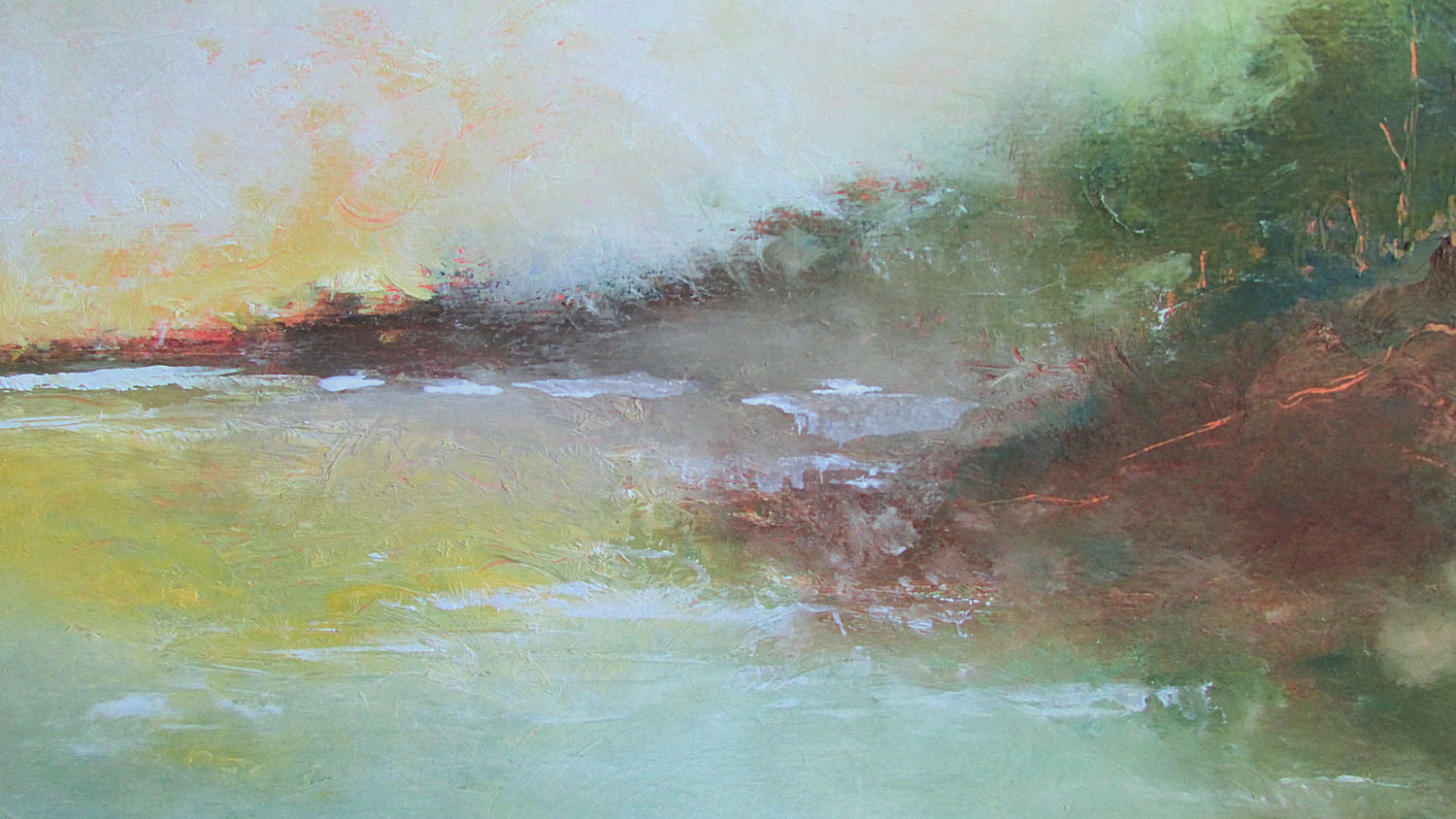 Transcendence by Valerie Berkely |  Closeup View of Artwork 