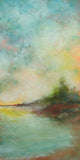 Original art for sale at UGallery.com | Transcendence by Valerie Berkely | $400 | oil painting | 24' h x 12' w | thumbnail 1