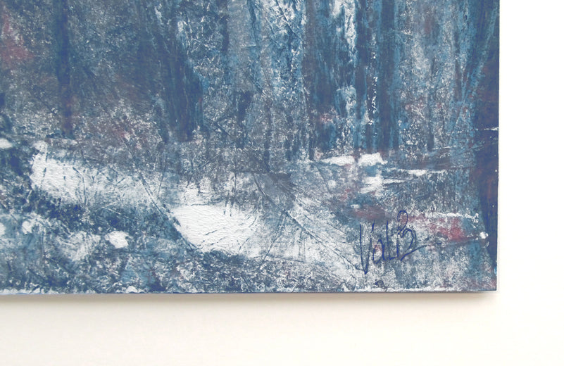 Winter Woods 3 by Valerie Berkely |  Side View of Artwork 