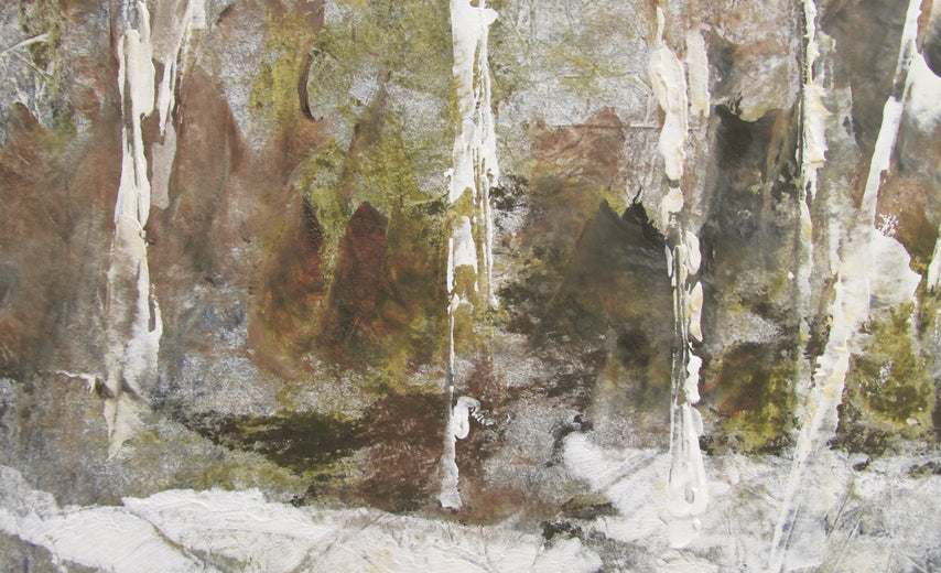 Winter Woods 5 by Valerie Berkely |   Closeup View of Artwork 