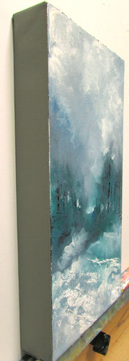 Wintergreen by Valerie Berkely |  Side View of Artwork 