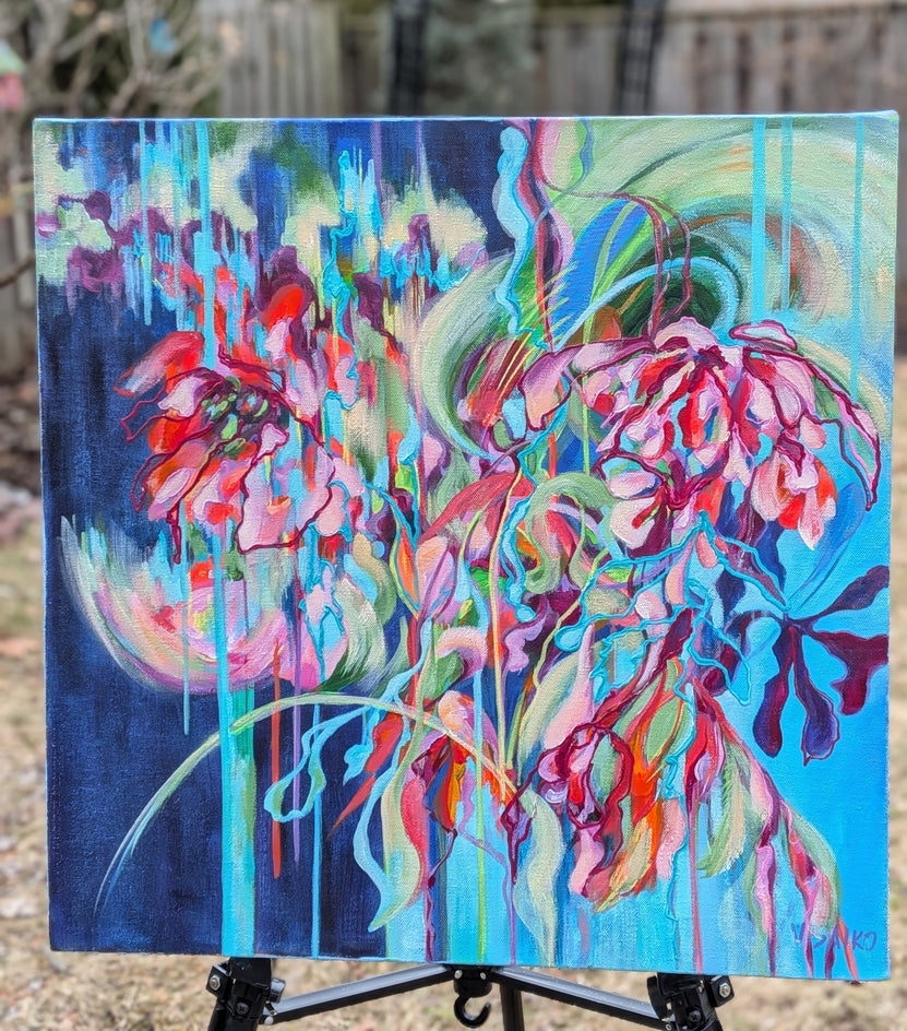 Blooming Fantasy: Seasons by Vera Saiko |  Context View of Artwork 