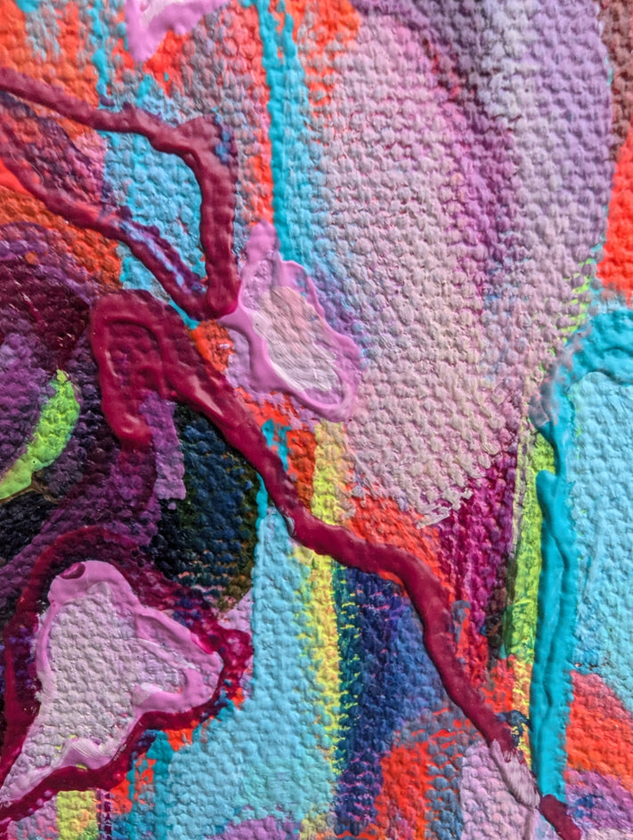 Blooming Fantasy: Seasons by Vera Saiko |  Closeup View of Artwork 