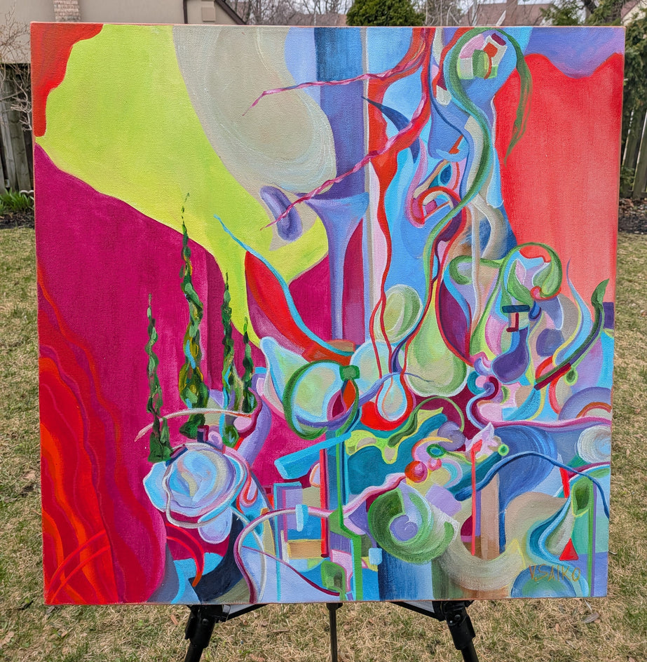 Creation Code: Code 5 by Vera Saiko |  Context View of Artwork 