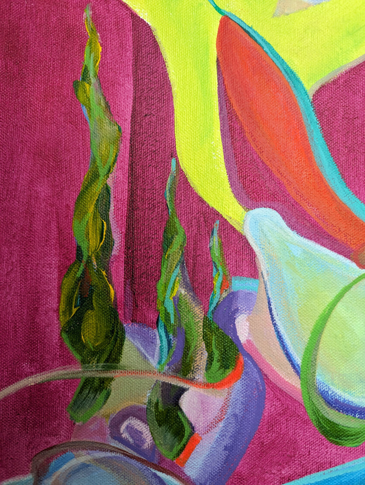 Creation Code: Code 5 by Vera Saiko |  Closeup View of Artwork 