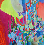 Original art for sale at UGallery.com | Creation Code: Code 5 by Vera Saiko | $1,000 | acrylic painting | 20' h x 20' w | thumbnail 1