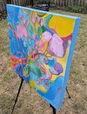 Original art for sale at UGallery.com | Emotional Metamorphosis 11: Lines of Illusion by Vera Saiko | $750 | acrylic painting | 18' h x 18' w | thumbnail 2