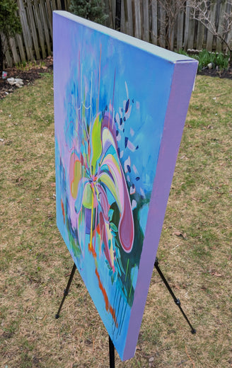 Emotional Metamorphosis 2 by Vera Saiko |  Side View of Artwork 