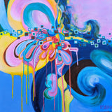 Original art for sale at UGallery.com | Emotional Metamorphosis 7 by Vera Saiko | $1,000 | acrylic painting | 20' h x 20' w | thumbnail 1