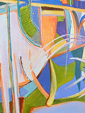 Original art for sale at UGallery.com | Standing Up: Northern Orchids 3 by Vera Saiko | $1,750 | acrylic painting | 24' h x 36' w | thumbnail 4