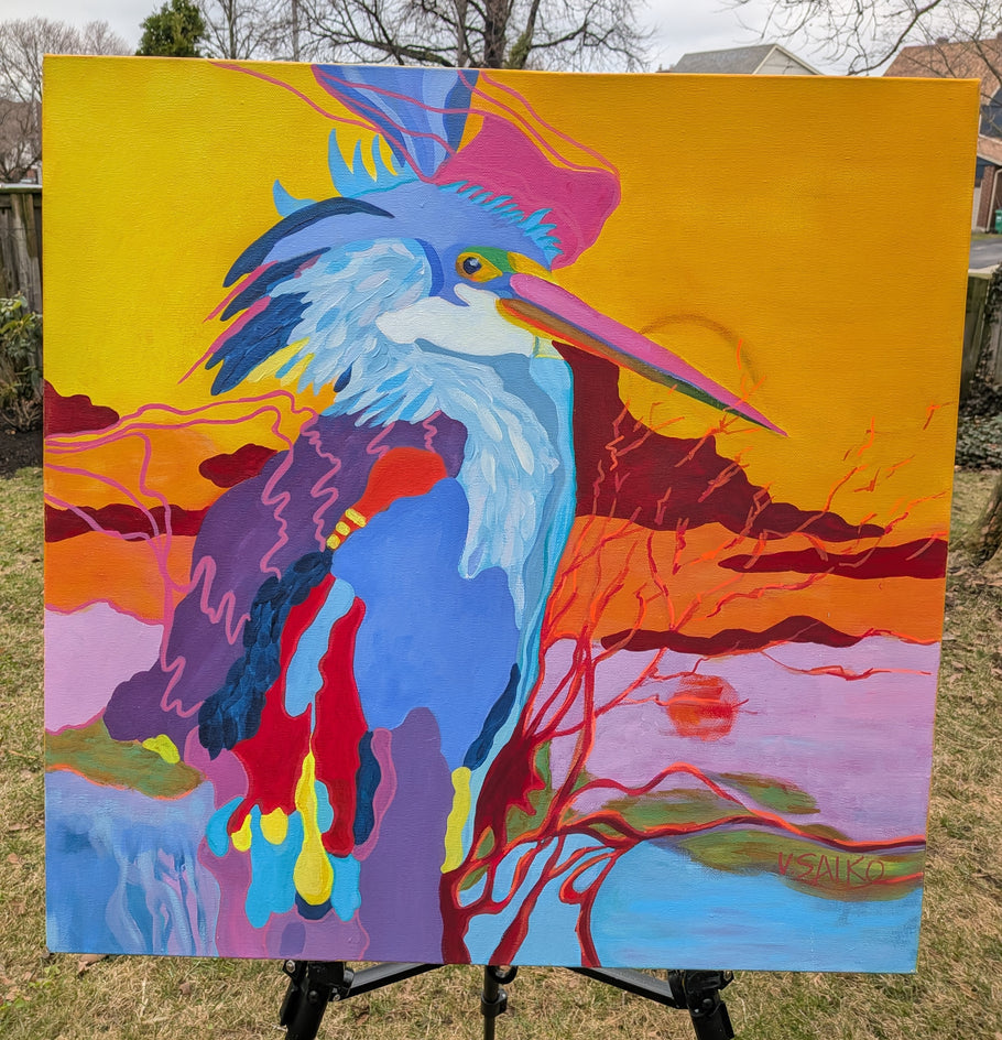 Wings of Imagination by Vera Saiko |  Context View of Artwork 