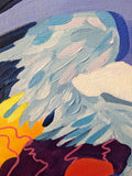 Original art for sale at UGallery.com | Wings of Imagination by Vera Saiko | $1,150 | acrylic painting | 24' h x 24' w | thumbnail 4